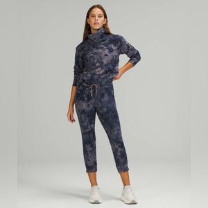 Lululemon Ready To Rulu Jogger Crop in Diamond Dye Lunar Rock Size 16